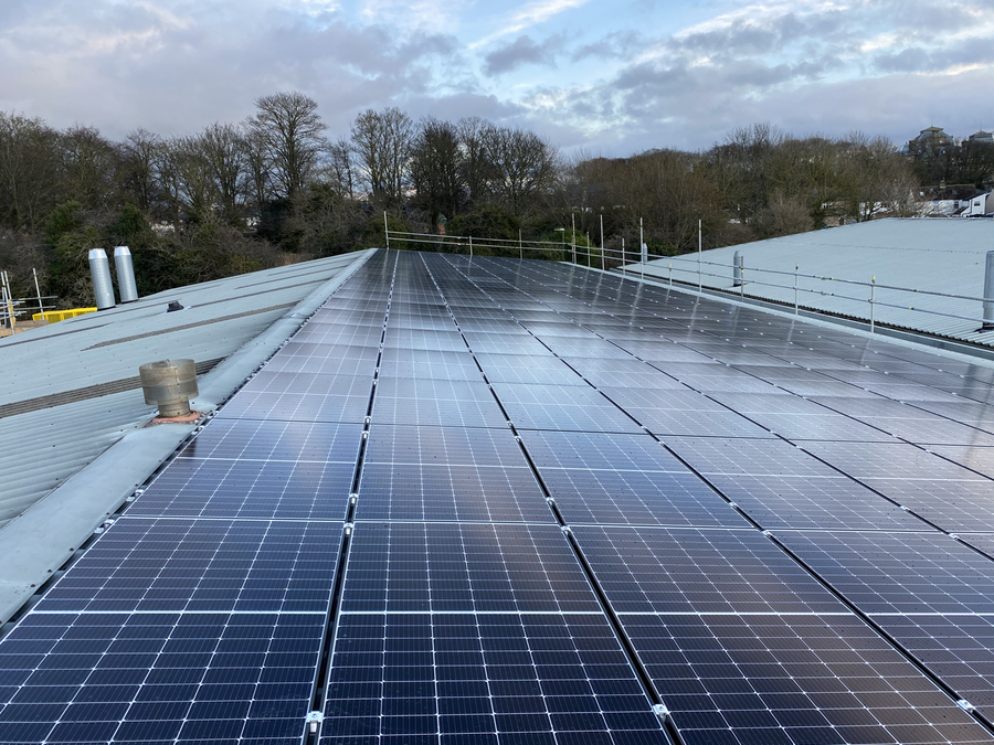 Solar panels installed at William Smith Group 1832