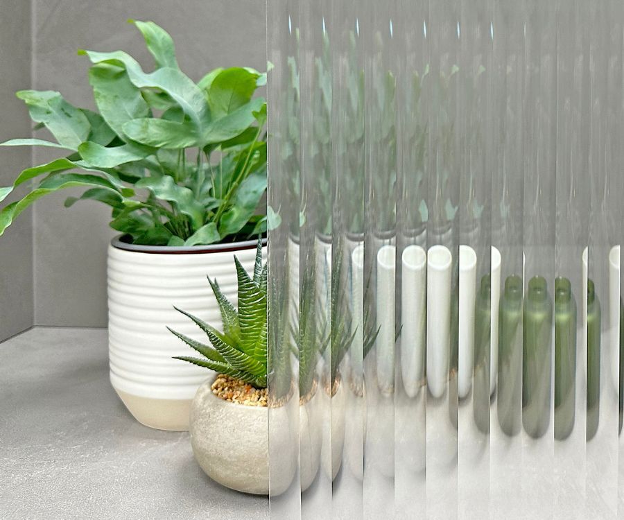 VION Reeded Glass | Crystal and Decorative Window Films