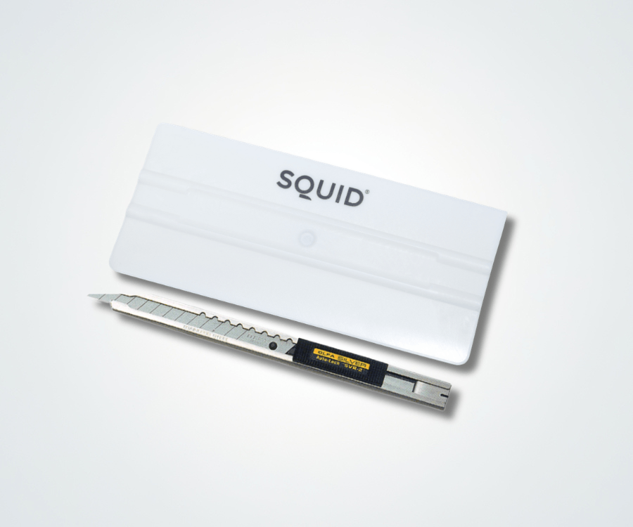OLFA Professional Cutter 30 Degrees + SQUID Squeegee Bundle